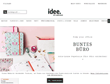 Tablet Screenshot of idee-shop.com